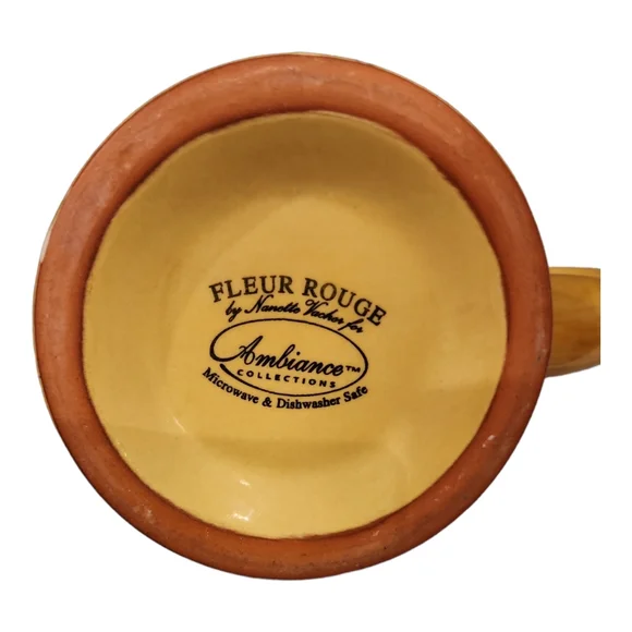 AMBIANCE COLLECTION Fleur Rouge by Nanette Vacher Coffee Mug Cup - Picture 3 of 5